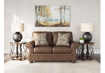 shadesburne brown loveseat   