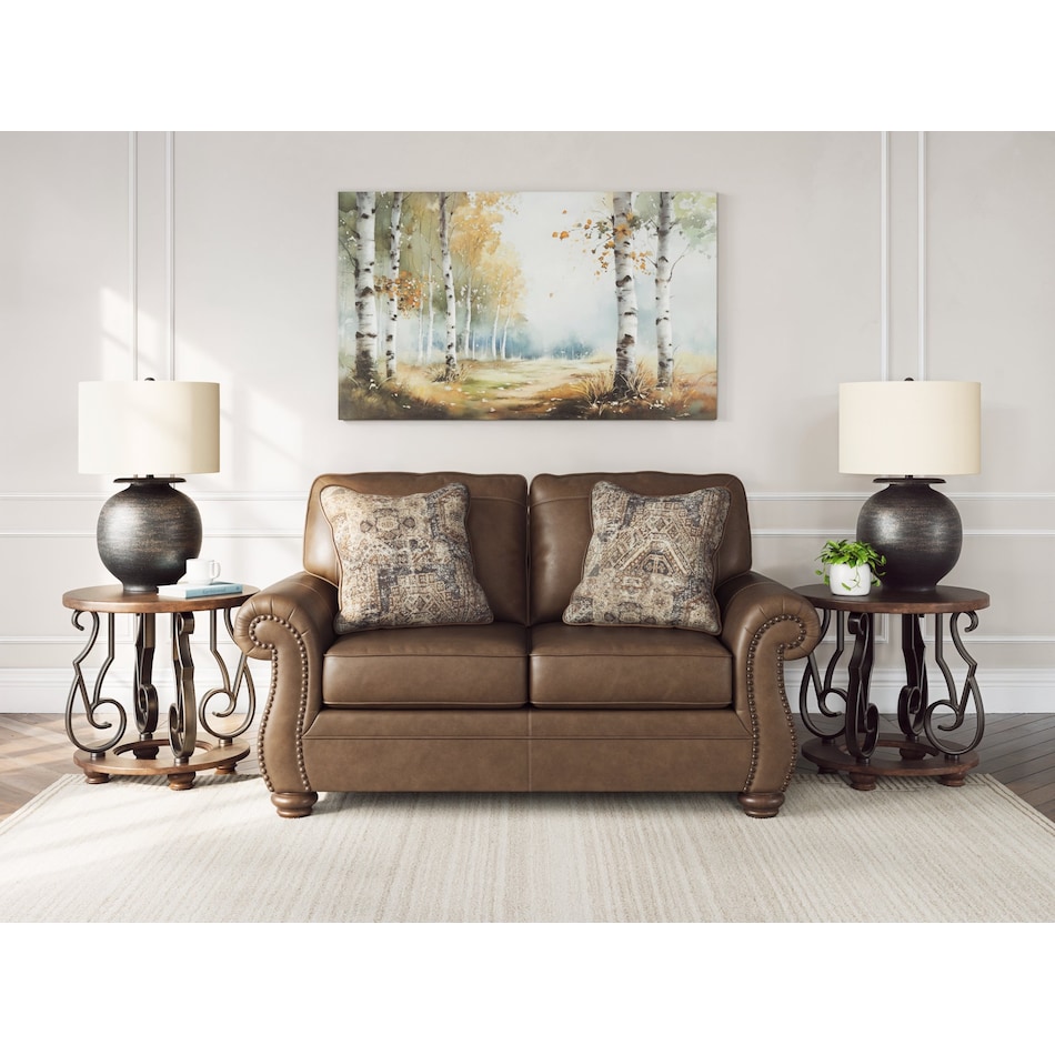 shadesburne brown loveseat   