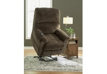 shadowboxer chocolate lift recliner   