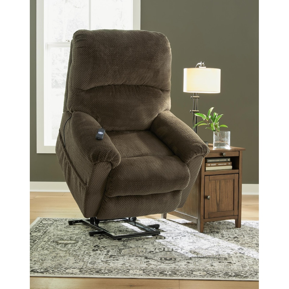 shadowboxer chocolate lift recliner   