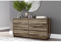 shalifer brown dresser   