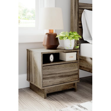 SHALLIFER 1-DRAWER NIGHTSTAND
