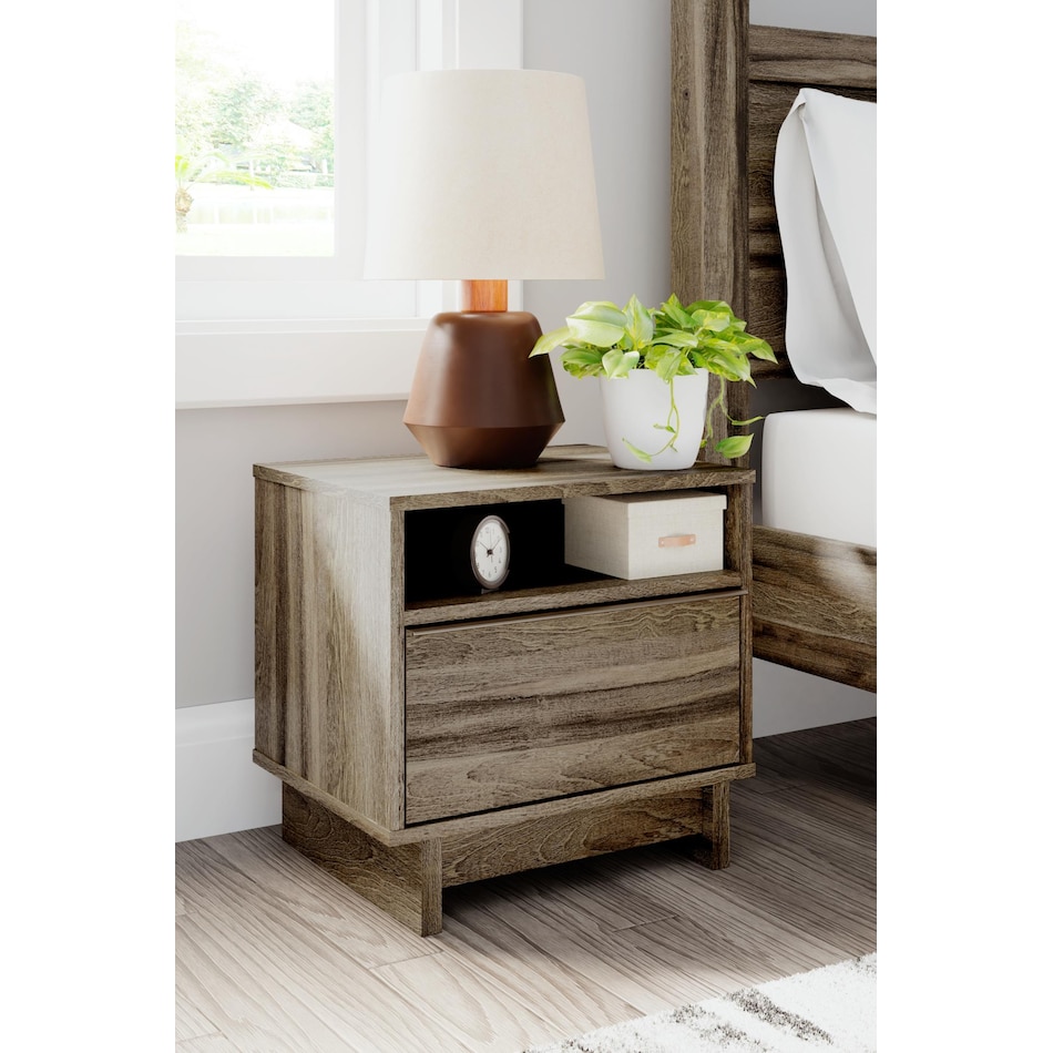 shalifer brown nightstand   