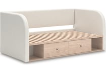 shapella tan and white package   