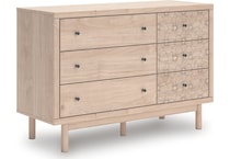 shapella tan dresser   