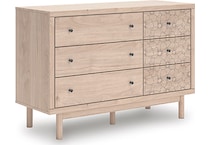 shapella tan dresser   