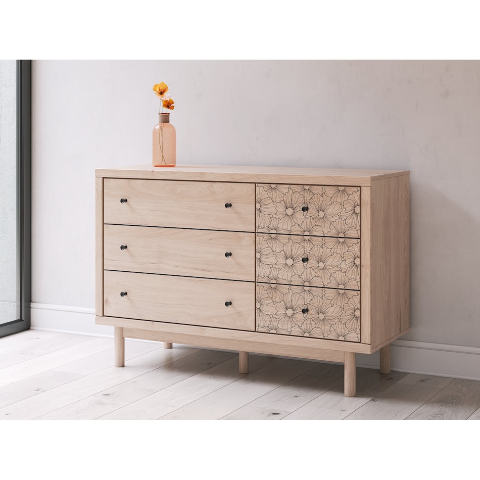shapella tan dresser   