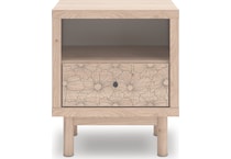 shapella tan nightstand   