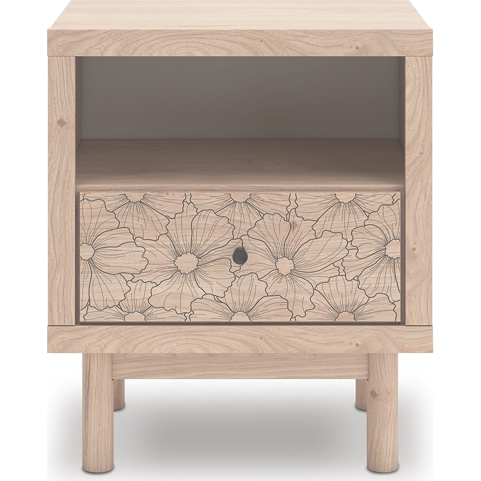 shapella tan nightstand   
