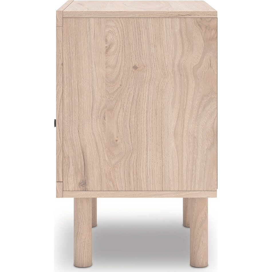 shapella tan nightstand   