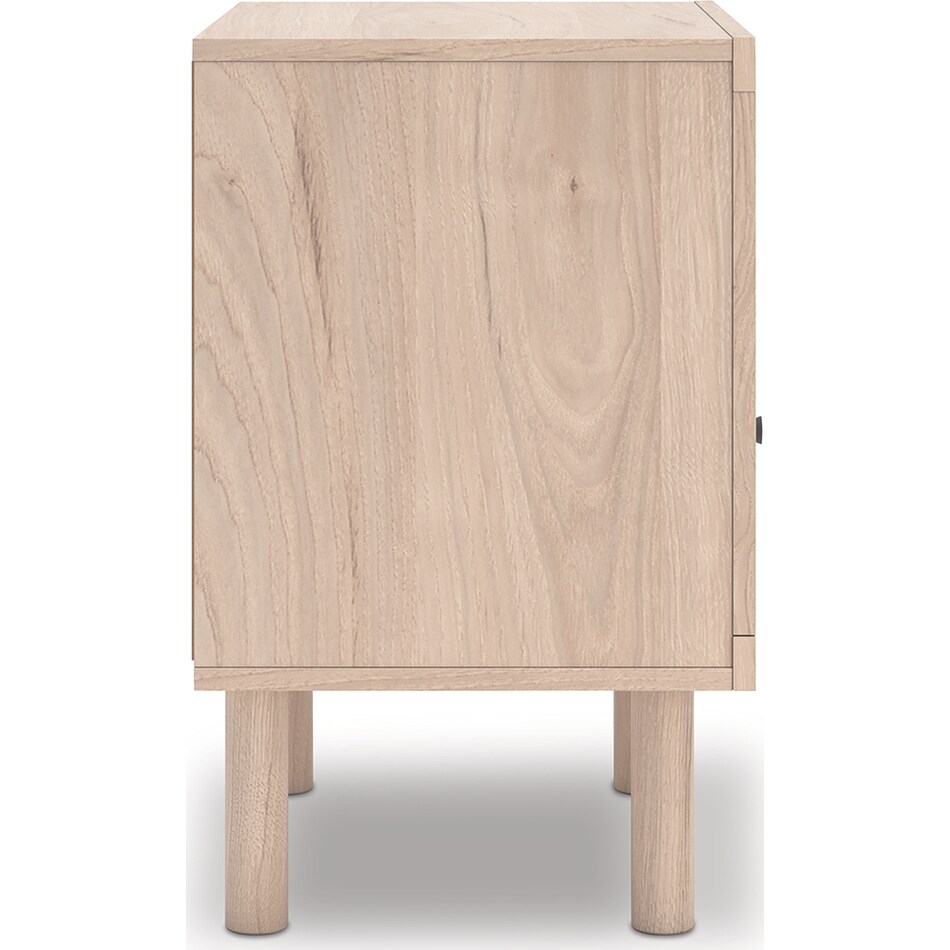 shapella tan nightstand   