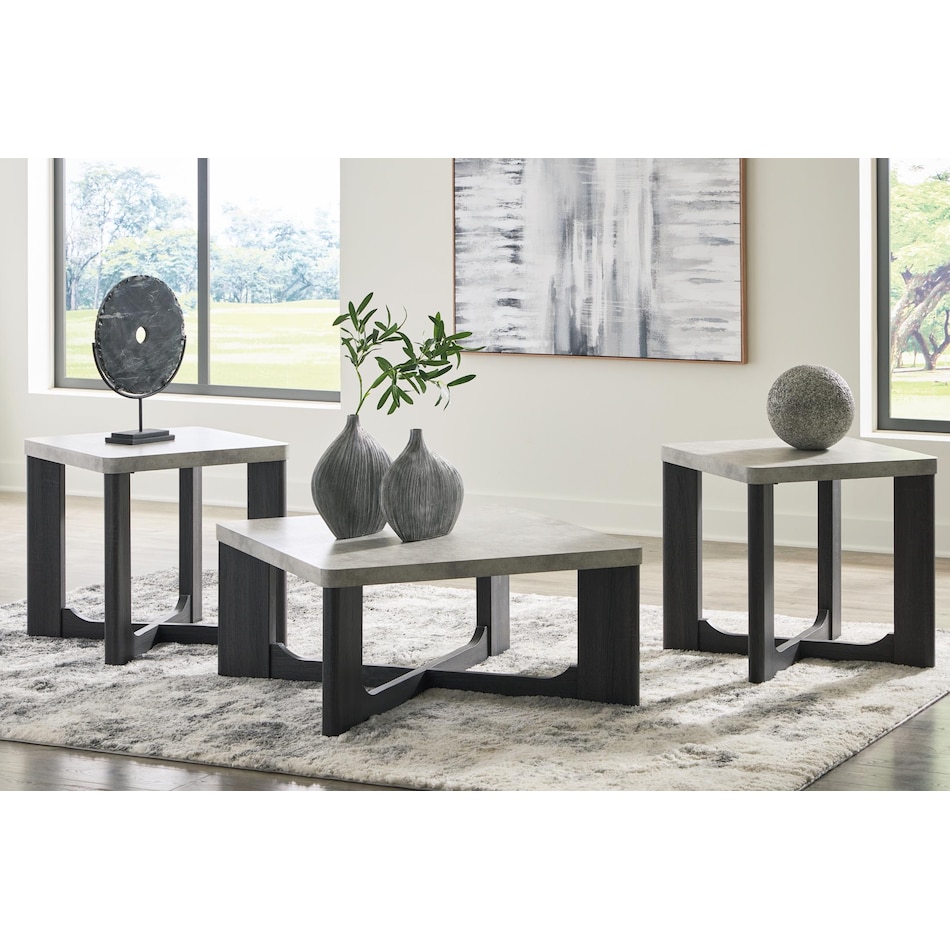 sharstorm two tone gray  pack tables   