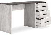 shawburn white brown desk   