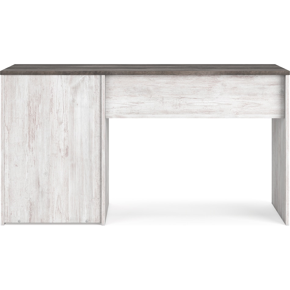 shawburn white brown desk   