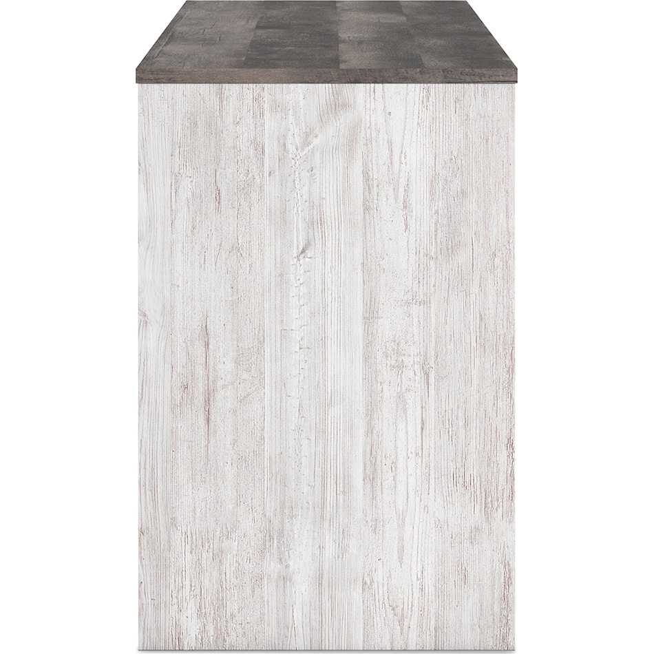 shawburn white brown desk   
