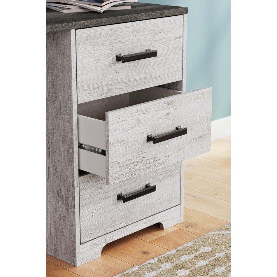 shawburn white brown desk   