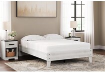 shawburn white full headboard   