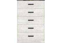 shawburn whitewash charcoal gray chest   