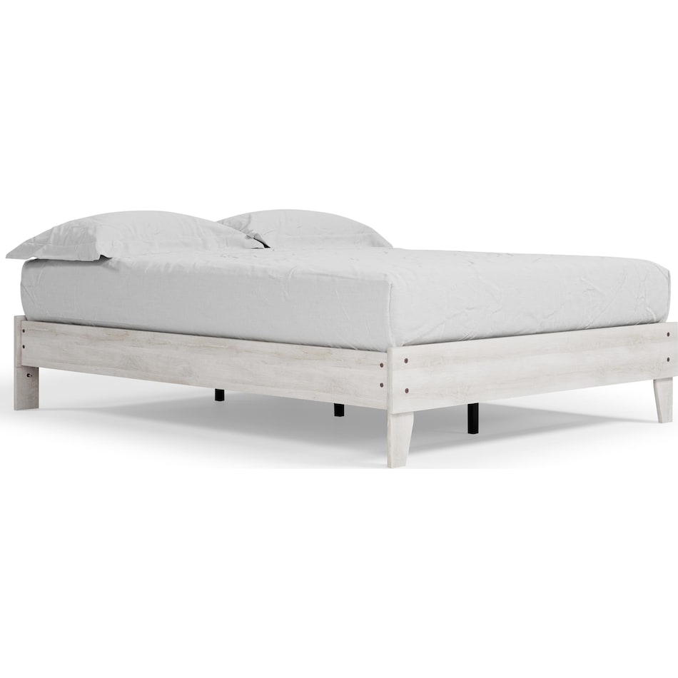 shawburn whitewash queen footboard   