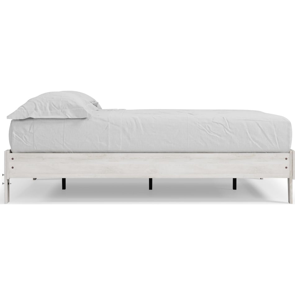 shawburn whitewash queen footboard   