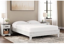 shawburn whitewash queen footboard   