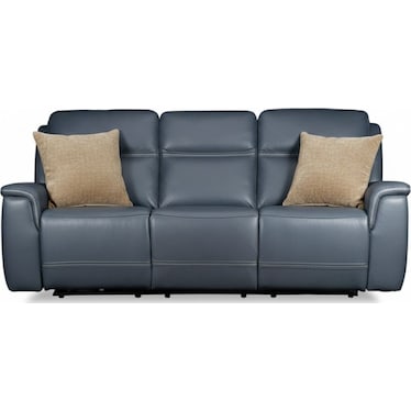 SHELBY LEATHER POWER RECLINING SOFA BY FLEXSTEEL