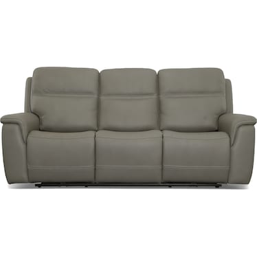 SHELBY ZERO GRAVITY LEATHER MATCH POWER RECLINING SOFA BY FLEXSTEEL