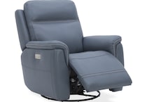 shelby marine power leather recliner   
