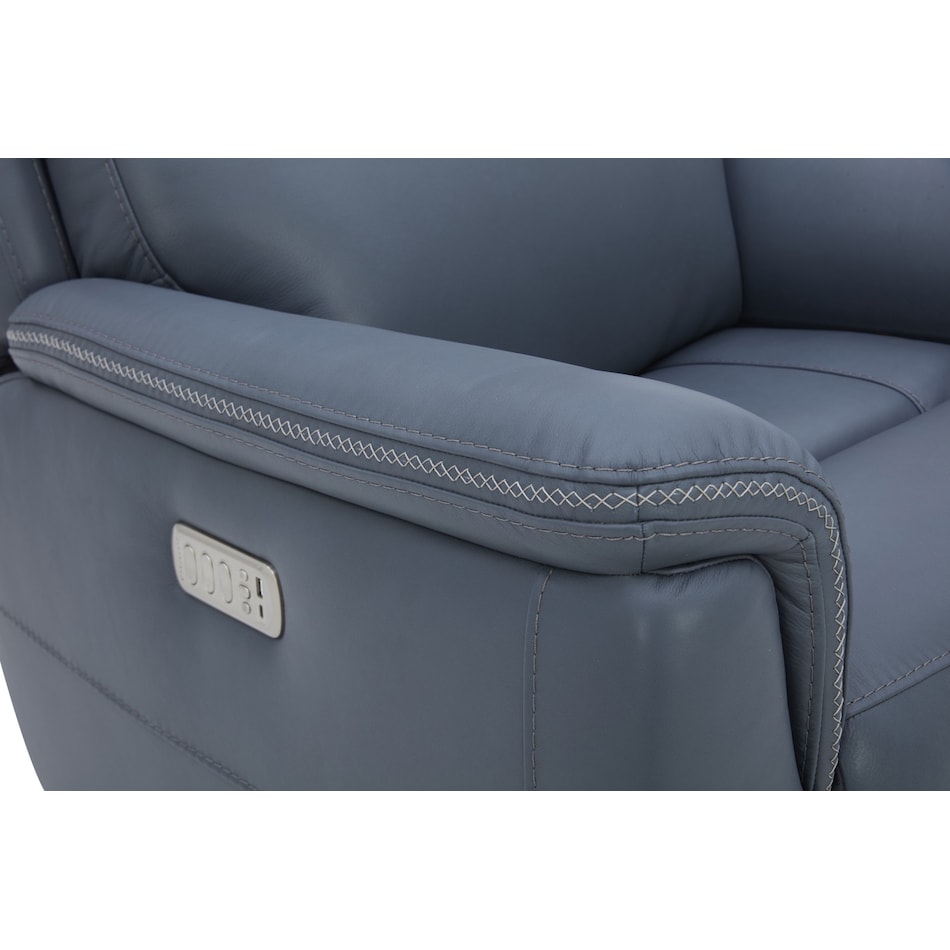 shelby marine power leather recliner   