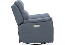 shelby marine power leather recliner   
