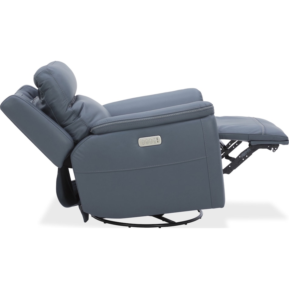 shelby marine power leather recliner   