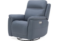 shelby marine power leather recliner   