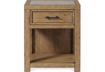 sheridan brown nightstand   