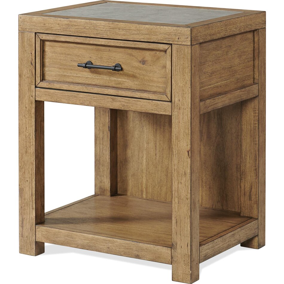 sheridan brown nightstand   