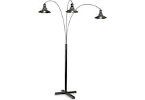 sheriel black floor lamp   