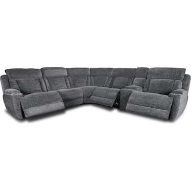 SHIA 6-PC POWER RECLINING SECTIONAL