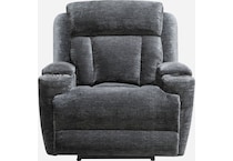 shia charcoal power recliner   