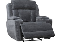 shia charcoal power recliner   