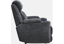 shia charcoal power recliner   