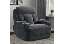 shia charcoal power recliner   