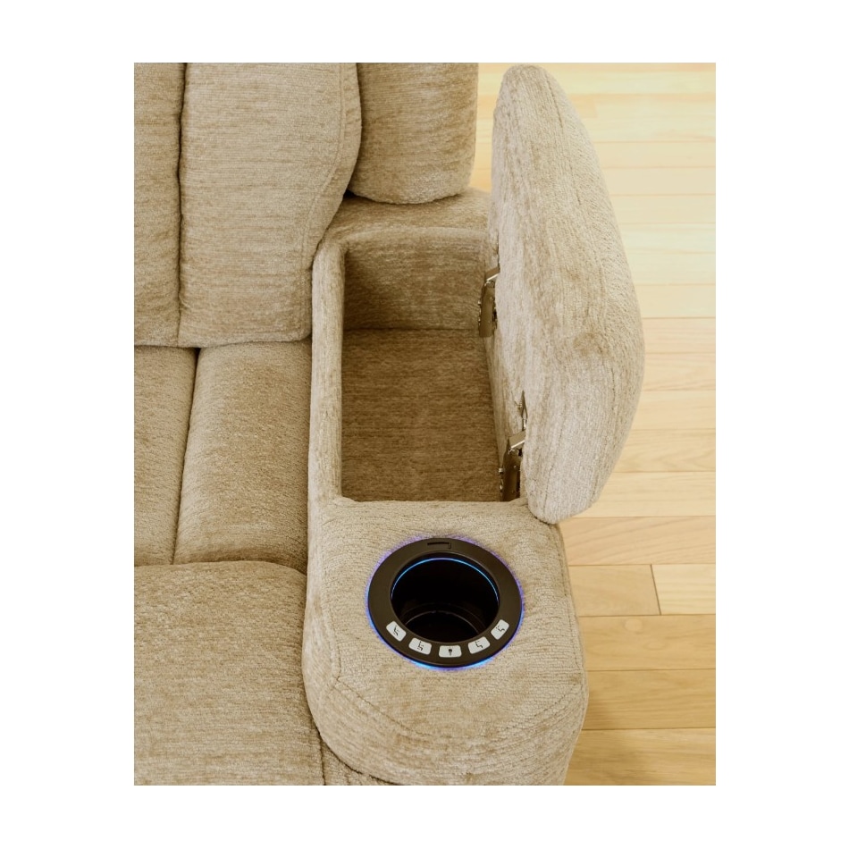 shia fawn power recliner   