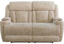 shia fawn power reclining loveseat   