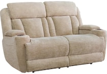 shia fawn power reclining loveseat   