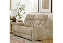 shia tan power reclining loveseat   