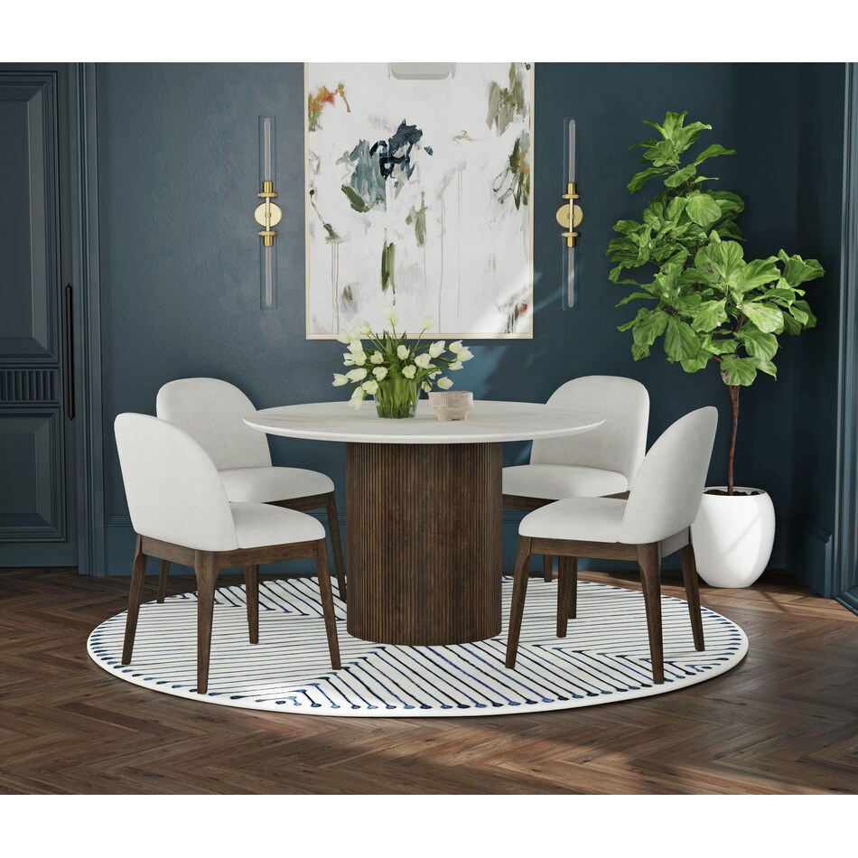 sibyl dining sylvie dark brown side chair   