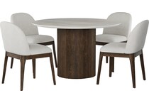 sibyl dining sylvie dark brown side chair   