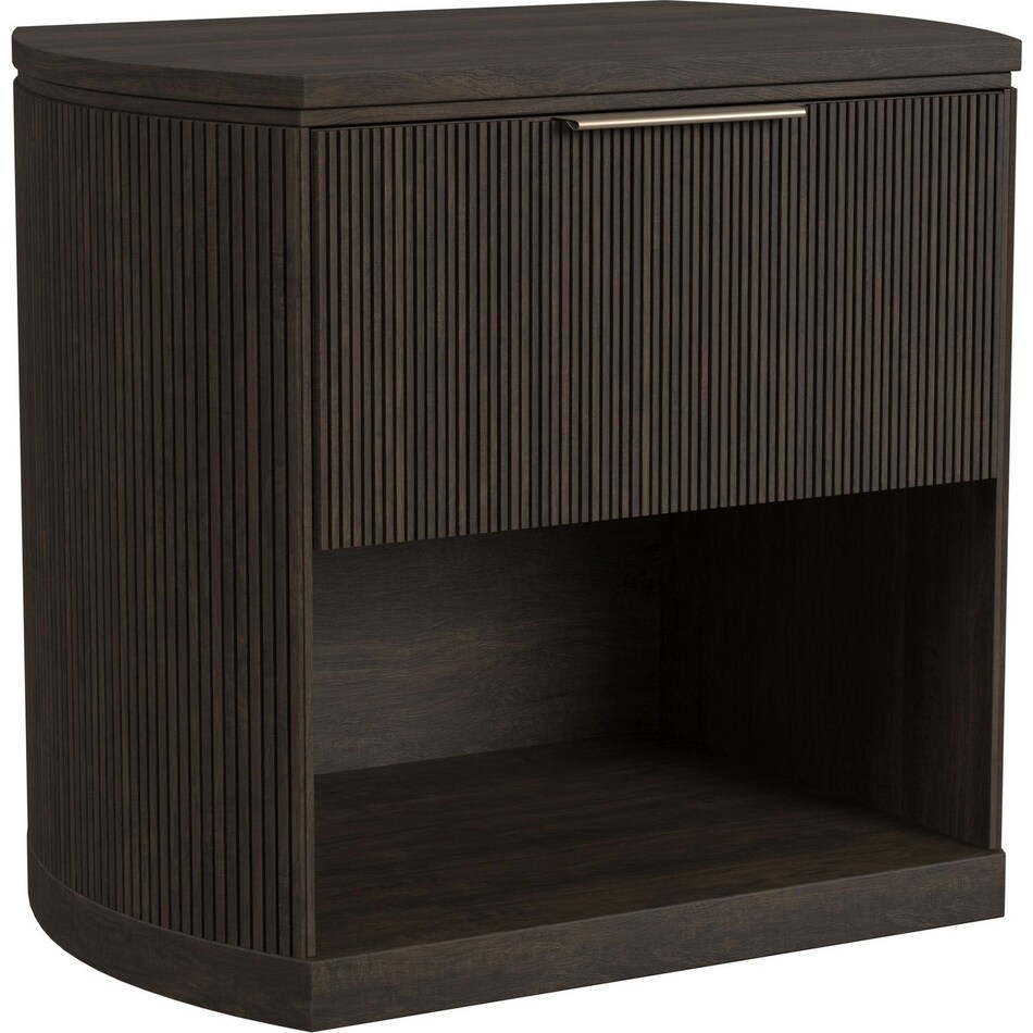 sibyl dark brown nightstand   