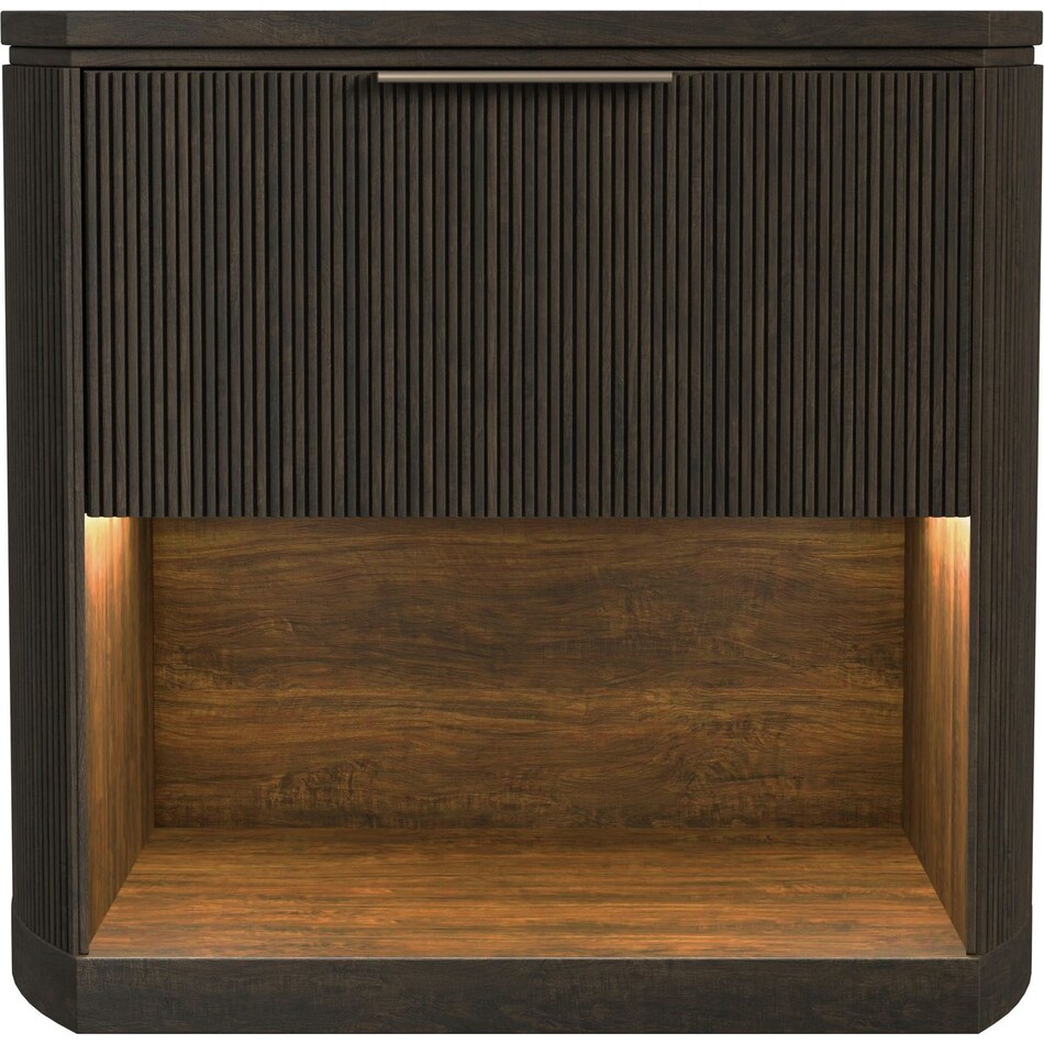 sibyl dark brown nightstand   