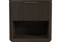 sibyl dark brown nightstand   