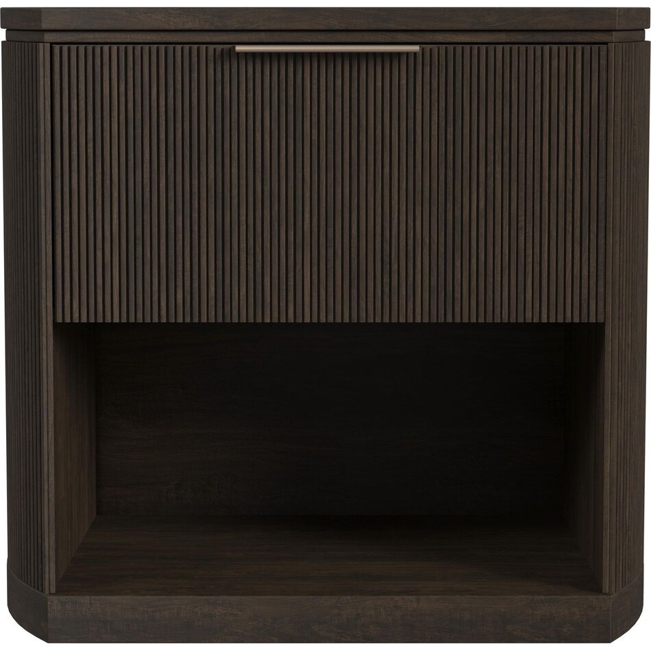 sibyl dark brown nightstand   